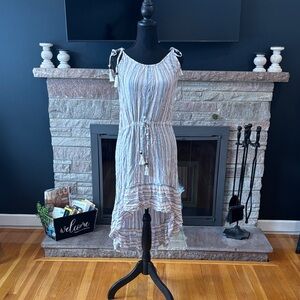 Blue Island Multicolor Striped Dress